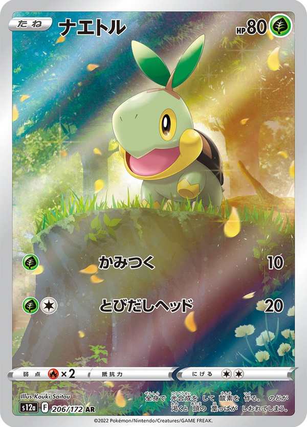 #206 草苗龜 ナエトル Turtwig