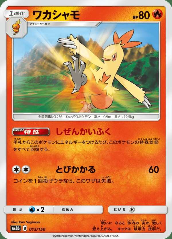 #013 力壯雞 ワカシャモ Combusken